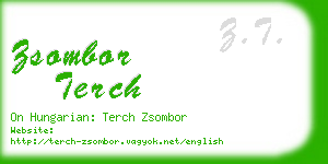 zsombor terch business card